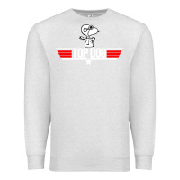 Oatmeal Heather top dog Premium Sweatshirt - artisFamous