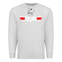 Dove Grey top dog Premium Sweatshirt - artisFamous