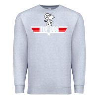 Heather Grey top dog Premium Sweatshirt - artisFamous