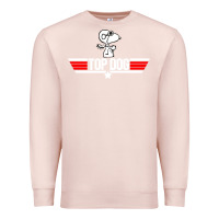 Pale Pink top dog Premium Sweatshirt - artisFamous