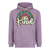Lavender be kind   leopard Heavyweight Hoodie - JahusDesignShop