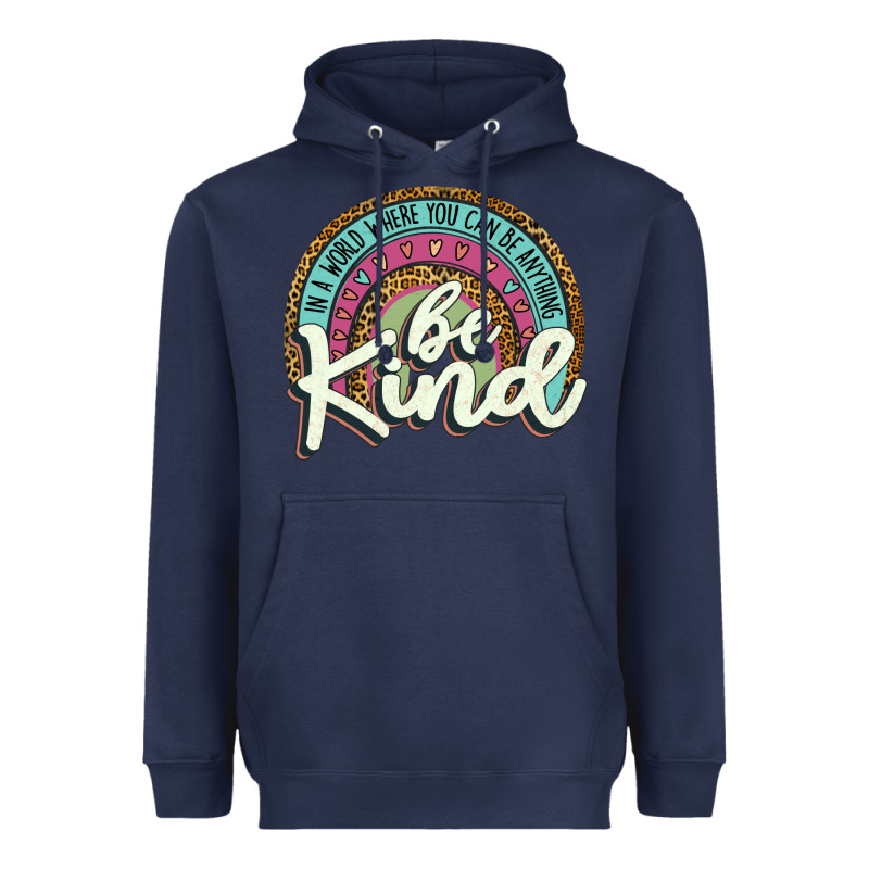 Be Kind   Leopard Heavyweight Hoodie by JahusDesignShop | Teevron