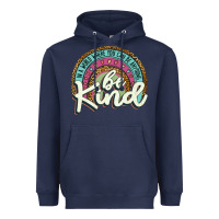 Navy be kind   leopard Heavyweight Hoodie - JahusDesignShop