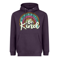 Plum be kind   leopard Heavyweight Hoodie - JahusDesignShop