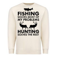 Sandshell funny fishing and hunting Premium Sweatshirt - artisFamous