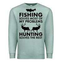 Seafoam funny fishing and hunting Premium Sweatshirt - artisFamous