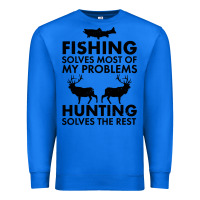 True Royal funny fishing and hunting Premium Sweatshirt - artisFamous