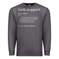 Charcoal Heather funny tech support definition Premium Sweatshirt - artisFamous