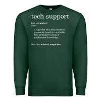 Sports Green funny tech support definition Premium Sweatshirt - artisFamous