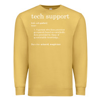 Antique Gold funny tech support definition Premium Sweatshirt - artisFamous