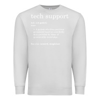 Dove Grey funny tech support definition Premium Sweatshirt - artisFamous
