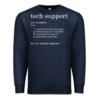 Funny Tech Support Definition Premium Sweatshirt | Teevron