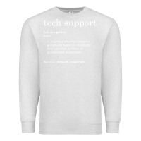 Oatmeal Heather funny tech support definition Premium Sweatshirt - artisFamous
