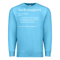Ocean Blue funny tech support definition Premium Sweatshirt - artisFamous