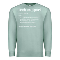 Seafoam funny tech support definition Premium Sweatshirt - artisFamous