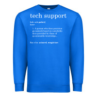True Royal funny tech support definition Premium Sweatshirt - artisFamous
