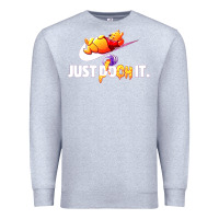 Heather Grey pooh just pooh Premium Sweatshirt - artisFamous