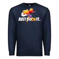 Navy pooh just pooh Premium Sweatshirt - artisFamous