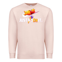 Pale Pink pooh just pooh Premium Sweatshirt - artisFamous