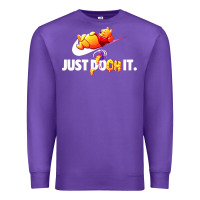Purple pooh just pooh Premium Sweatshirt - artisFamous