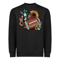 Black football cactus sunflower Heavyweight Sweatshirt - JahusDesignShop