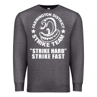 Charcoal Heather farmington strike team Premium Sweatshirt - artisFamous
