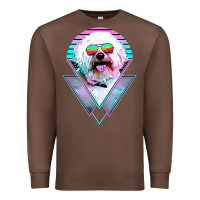 Chestnut bichons frise dog vintage Premium Sweatshirt - artisFamous