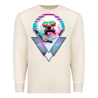 Sandshell bichons frise dog vintage Premium Sweatshirt - artisFamous