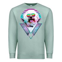 Seafoam bichons frise dog vintage Premium Sweatshirt - artisFamous