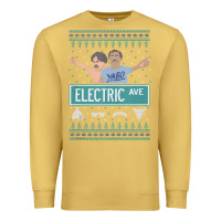 Antique Gold pardon my take electric avenue ugly christmas sweater Premium Sweatshirt - artisFamous