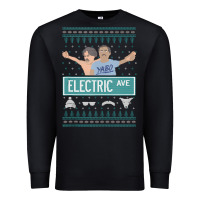 Black pardon my take electric avenue ugly christmas sweater Premium Sweatshirt - artisFamous