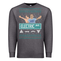 Pardon My Take Electric Avenue Ugly Christmas Sweater Premium Sweatshirt | Teevron