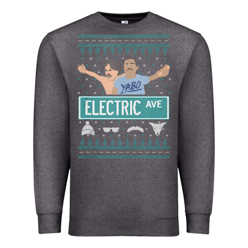 Pardon My Take Electric Avenue Ugly Christmas Sweater Premium Sweatshirt by artisFamous | Teevron
