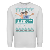 Dove Grey pardon my take electric avenue ugly christmas sweater Premium Sweatshirt - artisFamous