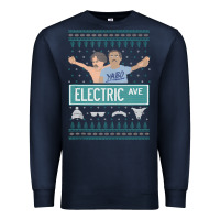 Navy pardon my take electric avenue ugly christmas sweater Premium Sweatshirt - artisFamous