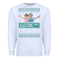 White pardon my take electric avenue ugly christmas sweater Premium Sweatshirt - artisFamous
