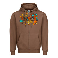 Chestnut one thankful daddy Zipper Hoodie - JahusDesignShop