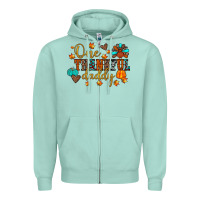 One Thankful Daddy Zipper Hoodie | Teevron