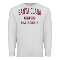 Dove Grey santa clara cali ca vintage athletic sports design Premium Sweatshirt - artisFamous