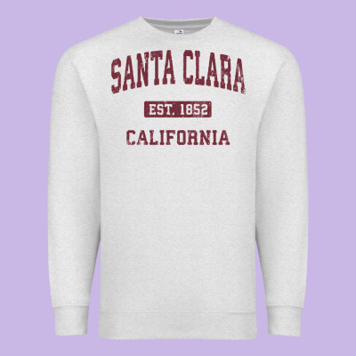 Santa Clara Cali Ca Vintage Athletic Sports Design Premium Sweatshirt Designed By Artisfamous