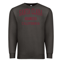 Smoke santa clara cali ca vintage athletic sports design Premium Sweatshirt - artisFamous