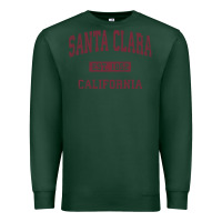 Sports Green santa clara cali ca vintage athletic sports design Premium Sweatshirt - artisFamous