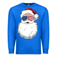True Royal santa claus  u.s.a sunglasses christmas in july santa Premium Sweatshirt - artisFamous