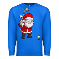 True Royal santa claus golf christmas golfer golfing gift Premium Sweatshirt - artisFamous