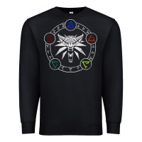 Black camiseta witcher Premium Sweatshirt - artisFamous