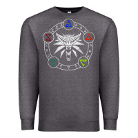 Charcoal Heather camiseta witcher Premium Sweatshirt - artisFamous