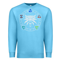 Ocean Blue camiseta witcher Premium Sweatshirt - artisFamous