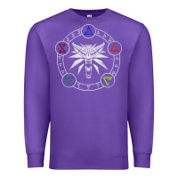 Purple camiseta witcher Premium Sweatshirt - artisFamous