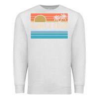 Oatmeal Heather santa c.r.u.z cali sunset 70s 80s surfer summer sun Premium Sweatshirt - artisFamous