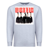Heather Grey NEWS KIDS ON THE BLOCK Premium Sweatshirt - artisFamous